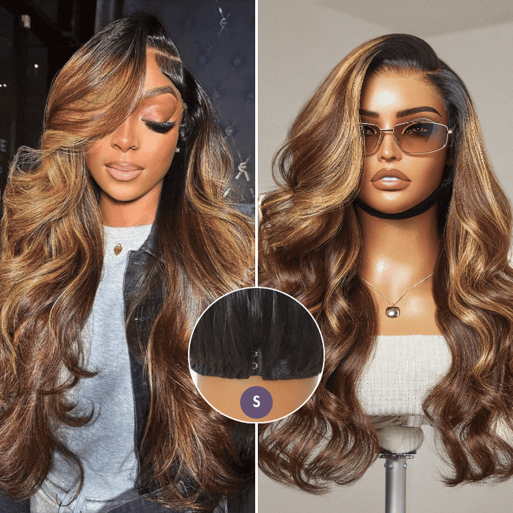 All-Day Comfort™ Wig 180% Density Honey Golden Blonde Loose Body Wave 7x6 Closure HD Lace Human Hair Wig Pre-Cut Lace